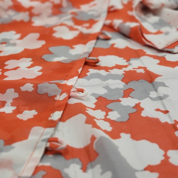 Floral Print Ruffle Neck Top Banana Republic - Picture 5 of 8